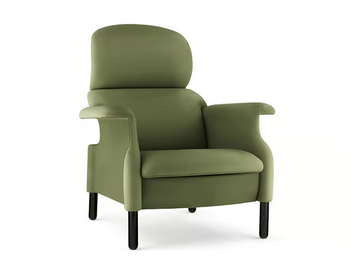 SANLUCA - Armchair with armrests by Poltrona Frau - view 2